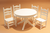 Tisch+4 Stühle weiß